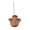 Wooden Hamsa Hand Incense Holder