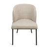 Laban Flax Fabric Dining Chair - Beige