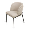 Laban Flax Fabric Dining Chair - Beige