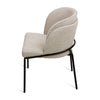 Laban Flax Fabric Dining Chair - Beige