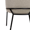 Laban Flax Fabric Dining Chair - Beige