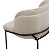 Laban Flax Fabric Dining Chair - Beige