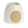 Turner Candle Holder Ceramic Circle White