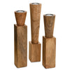 Sassari Medium Candle Holder Mango Wooden Natural