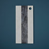 White & Gray Marble Rectangular Board, Large
