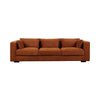 Las Vegas Clive Sofa - terracotta chenille