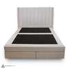 Norel King Storage Bed With Drawers - Pearl