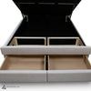 Norel King Storage Bed With Drawers - Pearl