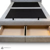 Norel King Storage Bed With Drawers - Slate