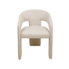 Liva Open-Back Upholstered Chair - Abby Flax