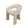 Liva Open-Back Upholstered Chair - Abby Flax