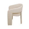 Liva Open-Back Upholstered Chair - Abby Flax