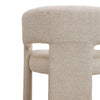 Liva Open-Back Upholstered Chair - Abby Flax