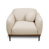 Rodeo Accent Chair with Premium Believe Fabric - Beige