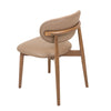 Skat Genuine Leather Dining Chair- Mocha