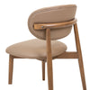 Skat Genuine Leather Dining Chair- Mocha