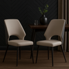 Tamar Faux Leather Two-Tone Dining Chair