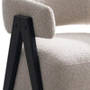 Gunnar Boucle Fabric Arm Accent Chair