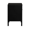 Rattan Filing Cabinet - Ebony