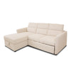 Pandina Premium Fabric Sleeper Sectional - Abby Flax
