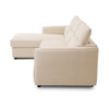 Pandina Premium Fabric Sleeper Sectional - Abby Flax