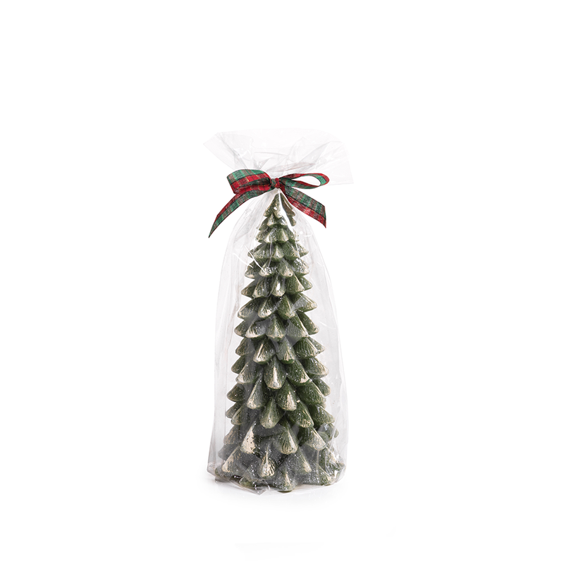 Winter Pine Tree Candle