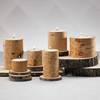 Birchwood Scented Pillar Candle