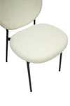 Sashi Dining Chair - Linen Boucle'