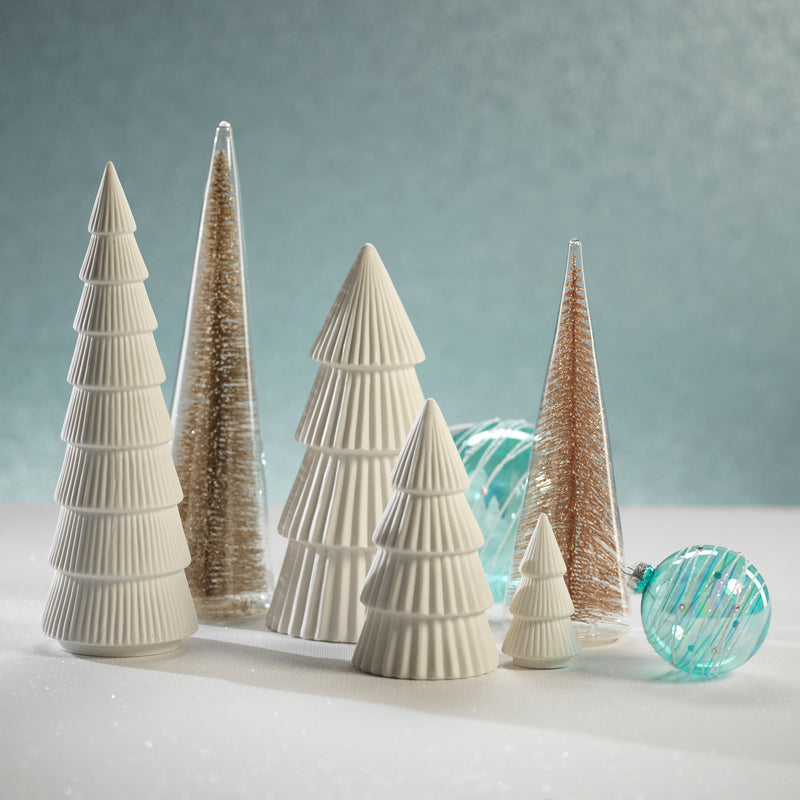 Ceramic Holiday Tree - Matt White