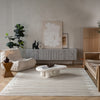 Aurora Beige Tribal Stripe Rug – 5 x 7'