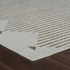 Aurora Beige Tribal Stripe Rug – 5 x 7'