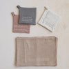 Hand-Embroidered Cotton Slub Placemat, Tan Color - Set of 2