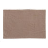 Hand-Embroidered Cotton Slub Placemat, Tan Color - Set of 2