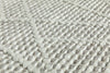 LABIN HAND WOVEN RUG WHITE/GRAY
