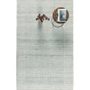 VESLEY HAND WOVEN RUG IVORY/SILVER 5X8