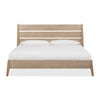 Nettie Slatted Ash Wood Platform Bed in Ginger