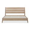Nettie Slatted Ash Wood Platform Bed in Ginger