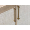 Nettie Two Door Ash Wood Bachelor Chest in Ginger and Natural Cane