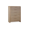 Havn Five Drawer Ash Wood Chest in Ginger