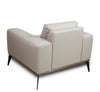 Kreska Genuine Leather Accent Chair