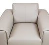 Kreska Genuine Leather Accent Chair
