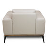 Kreska Genuine Leather Accent Chair