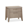 Nettie Two Drawer Ash Wood Nightstand in Ginger