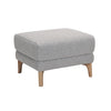 Molly Boucle Ottoman - Grey