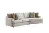 Arve 2 PCs Sectional w/4 Pillows - Right Cuddler