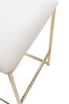 Monti Gold & Cream Velvet Counter Height Stool