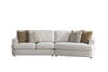 Arve 2 PCs Sectional w/4 Pillows - Right Cuddler