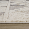 Valencia White Geometric Modern Area Rug – 5' x 8'