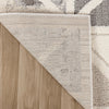 Valencia White Geometric Modern Area Rug – 5' x 8'