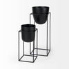 BUMBLE (SET OF 2) 12L X 12W X 32H BLACK PLANT STANDS